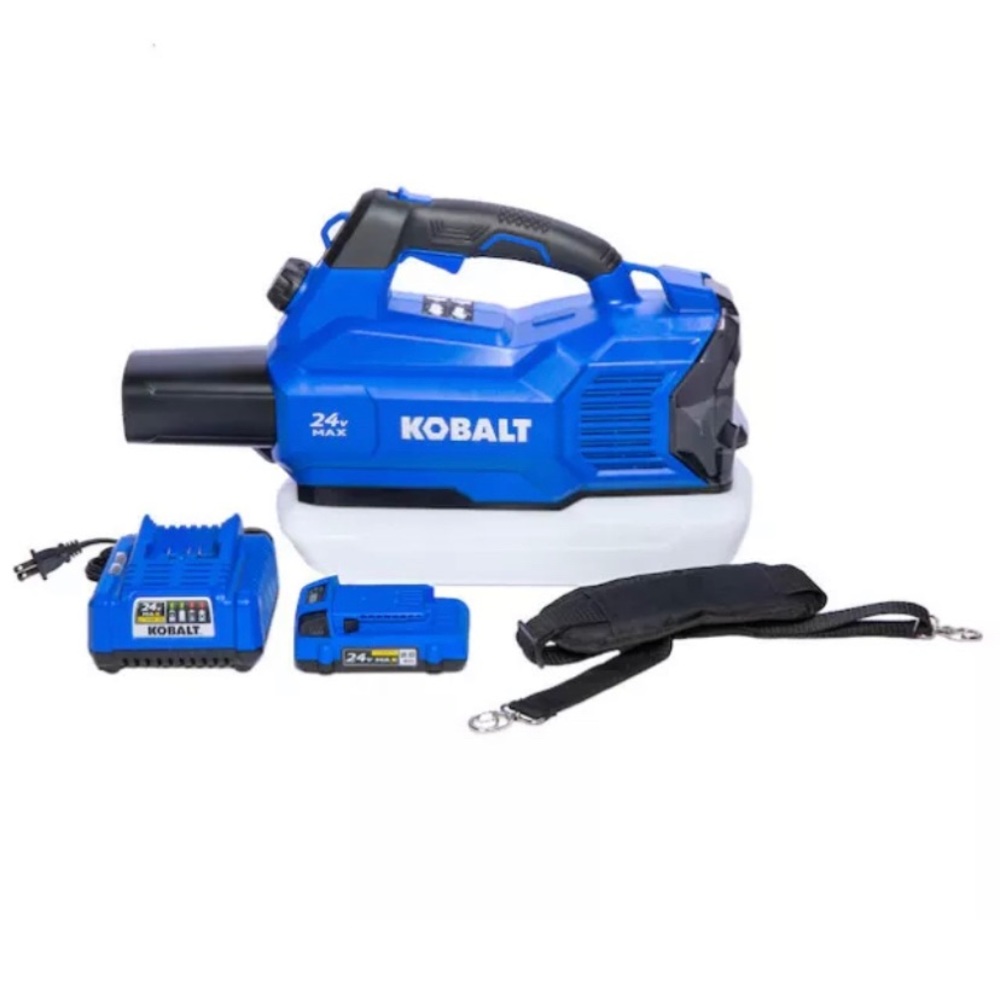 Kobalt 0.53Gal Cordless Handheld Mister, Fogger,  Battery & Charger Included.
